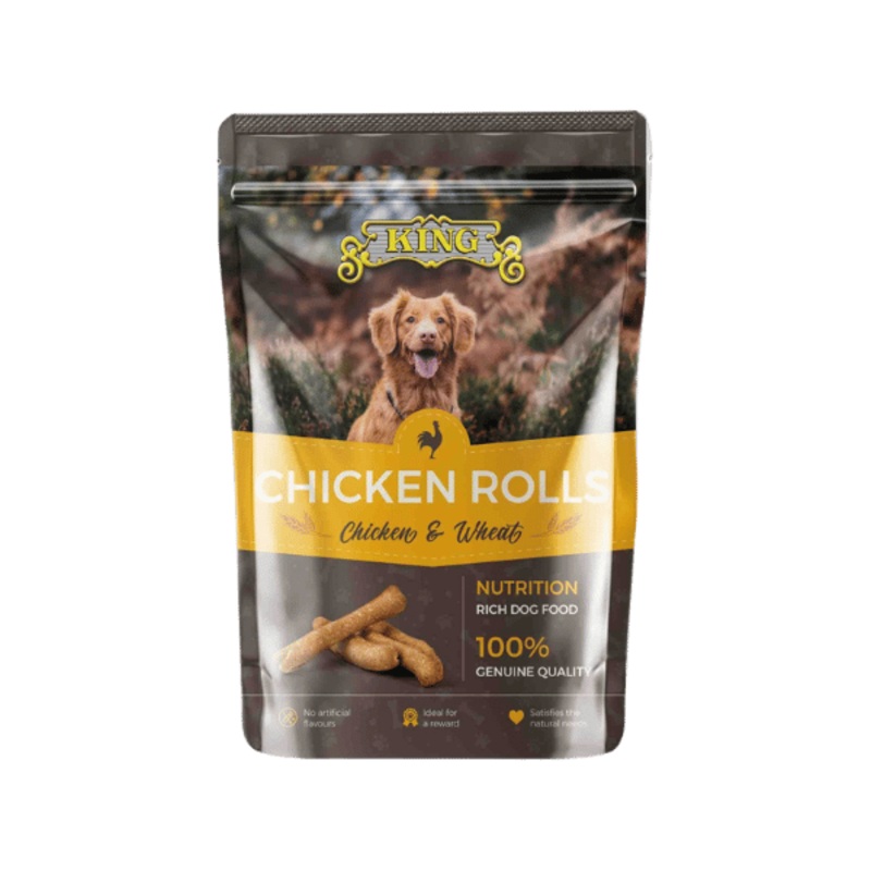 KING CHICKEN ROLL DOG TREAT