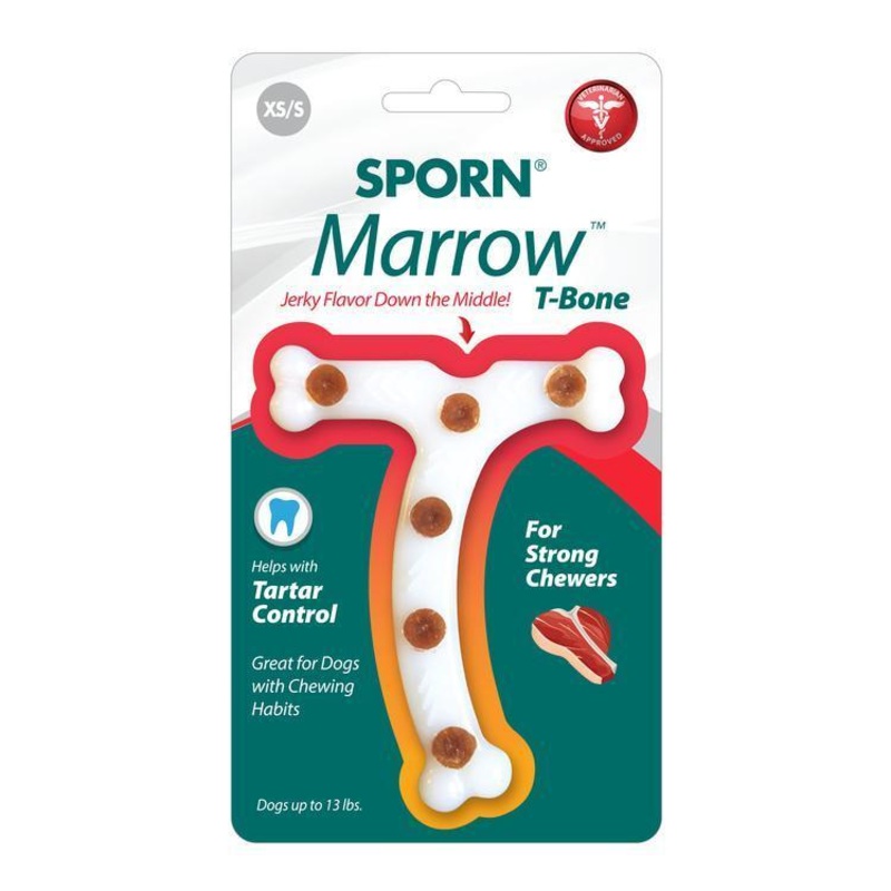 Sporn Marrow T-Bone Small Dog Toy ^._.^