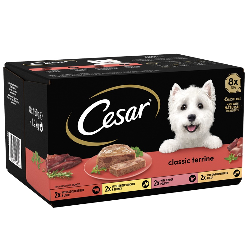 CESAR Classics Terrine Mixed Selection 8x150g