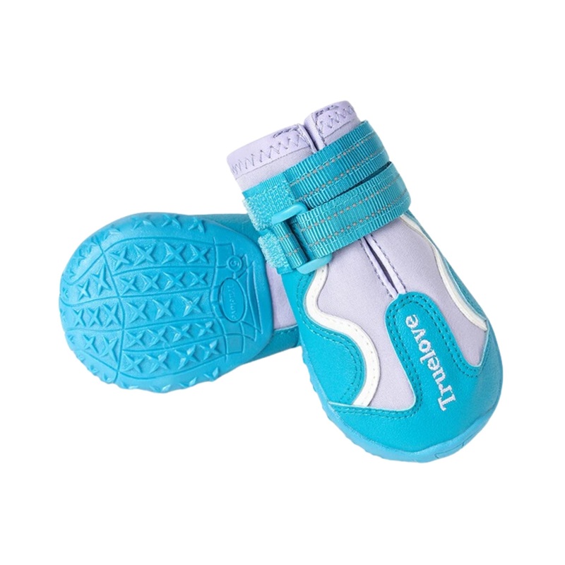TRUELOVE WATER RESISTANCE DOG SHOES WITH TPR SOLE LAVENDER (S)