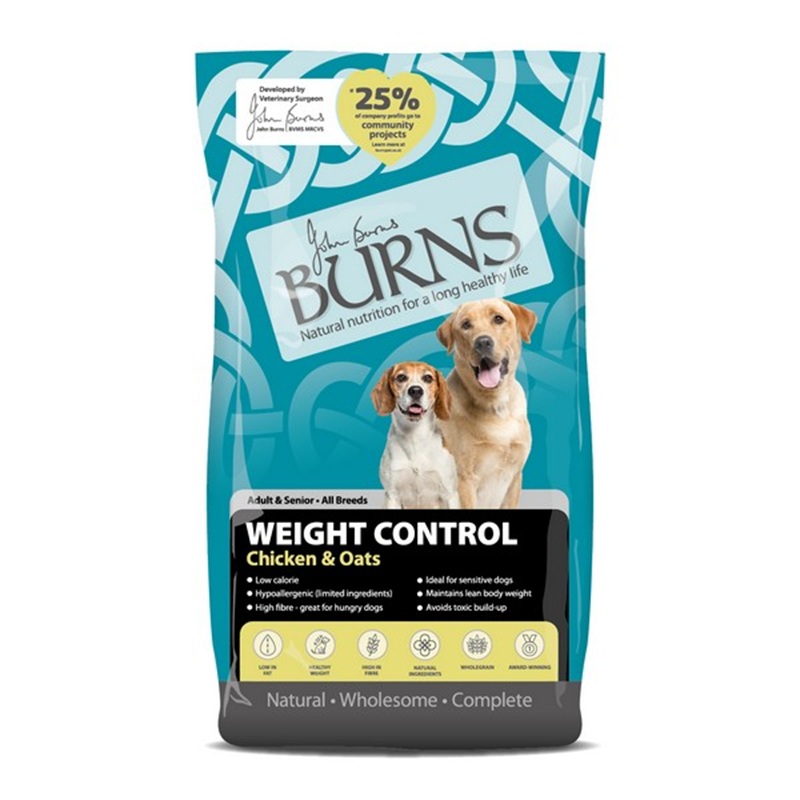 Burns Adult Weight Control Chicken and Oats 12kg