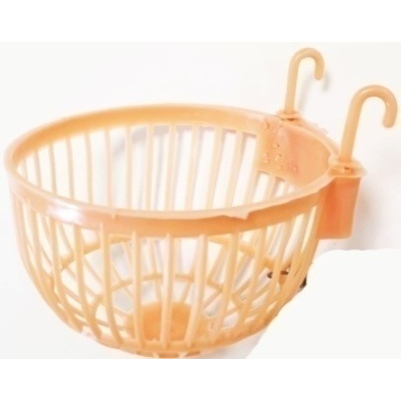 PLASTIC CANARY NEST WITH HOOK|10cm