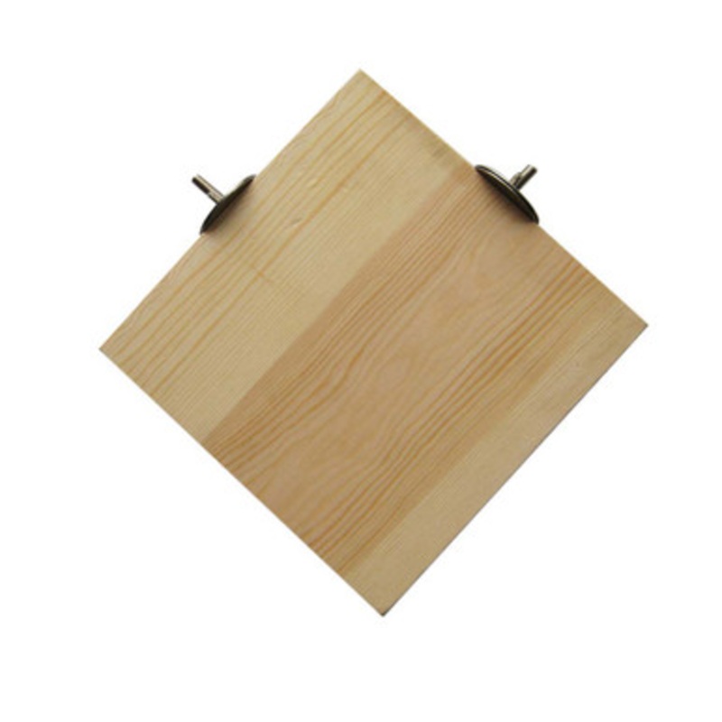 Square Corner Platform Parrot Perch Small