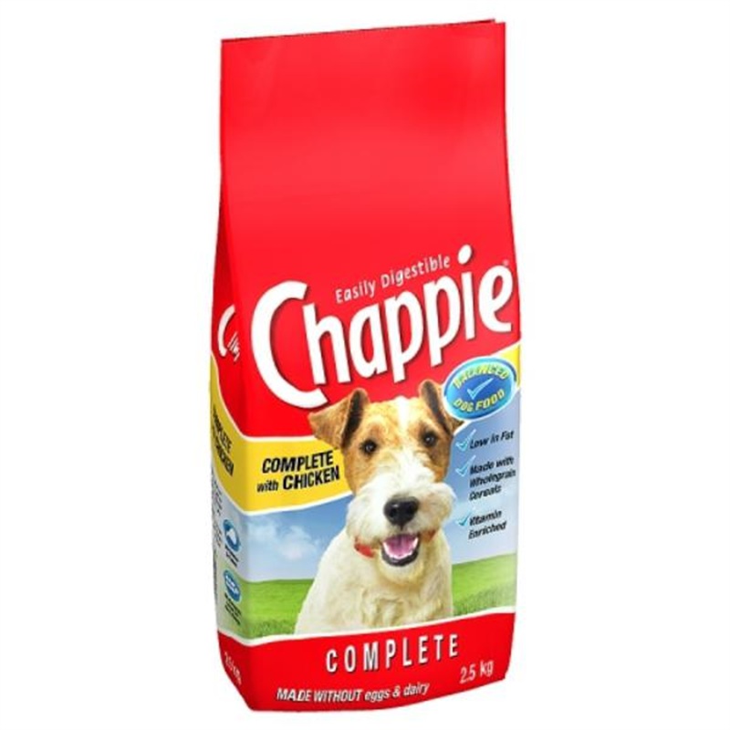 CHAPPIE Dog Complete Dry with Chicken and Wholegrain Cereal 3kg