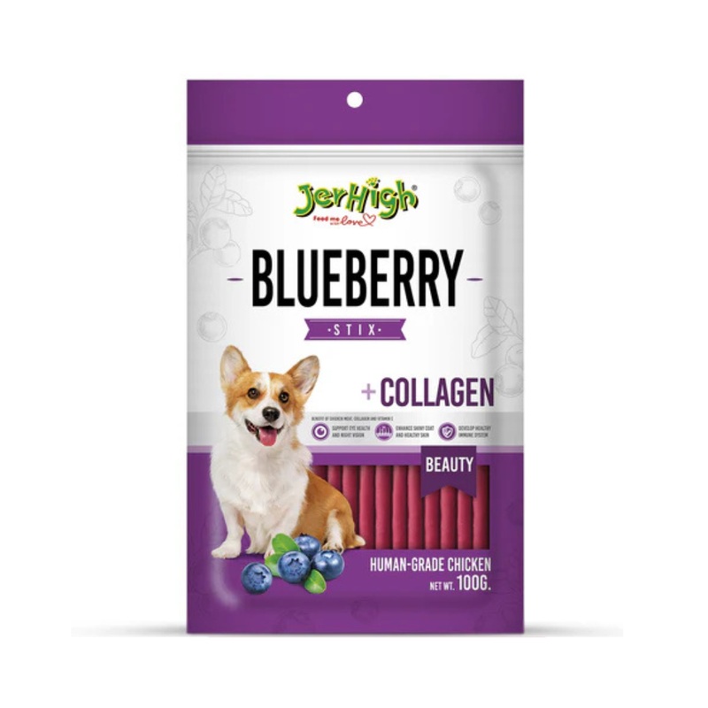 JERHIGH BLUEBERRY STIX DOG TREAT