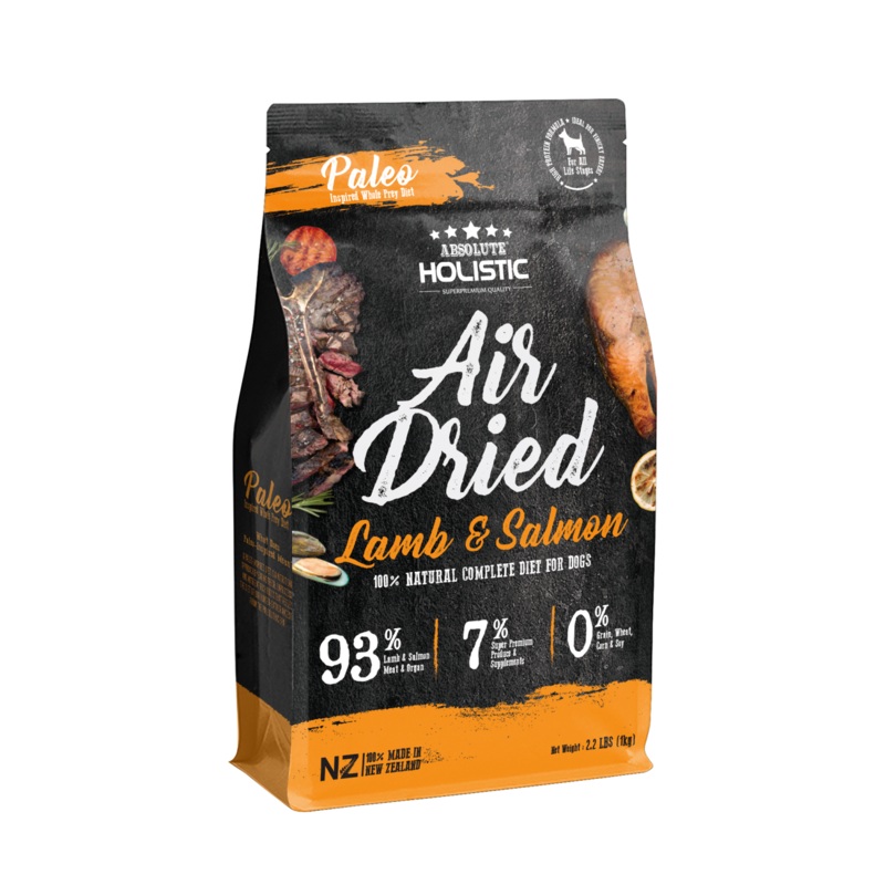 Absolute Holistic Air Dried Lamb & Salmon 1kg