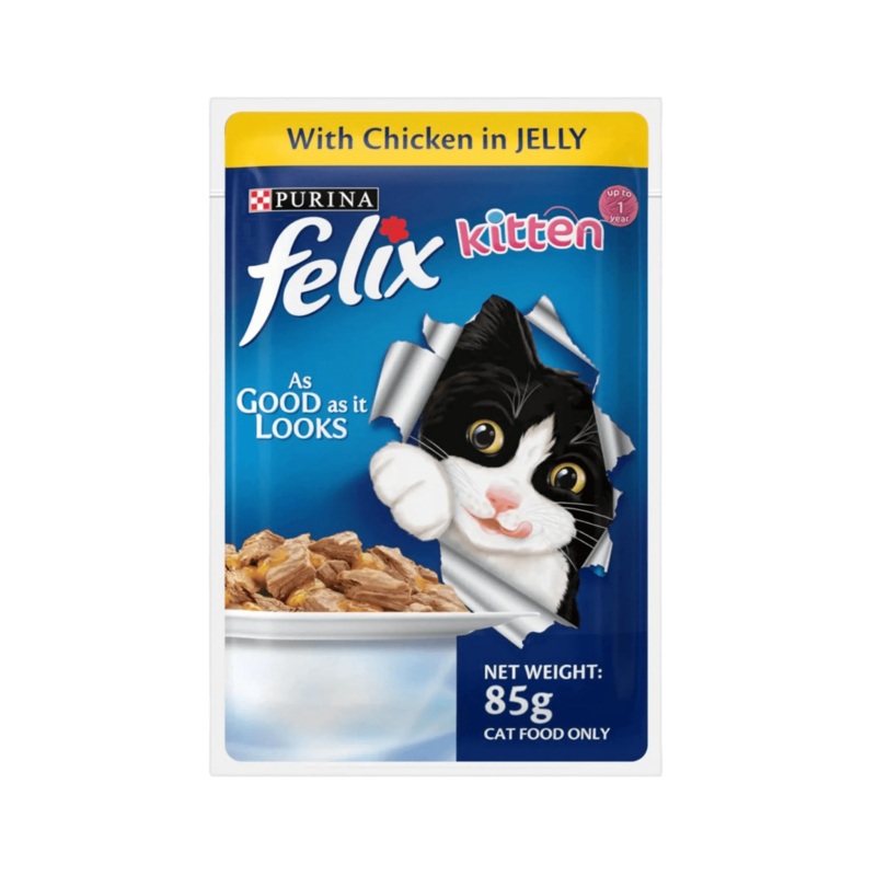 FELIX KITTEN CHICKEN JELLY
