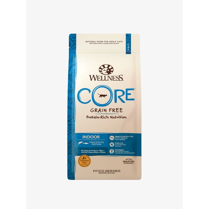 Wellness CORE Indoor Salmon & Herring Dry Cat Food (3 Sizes)