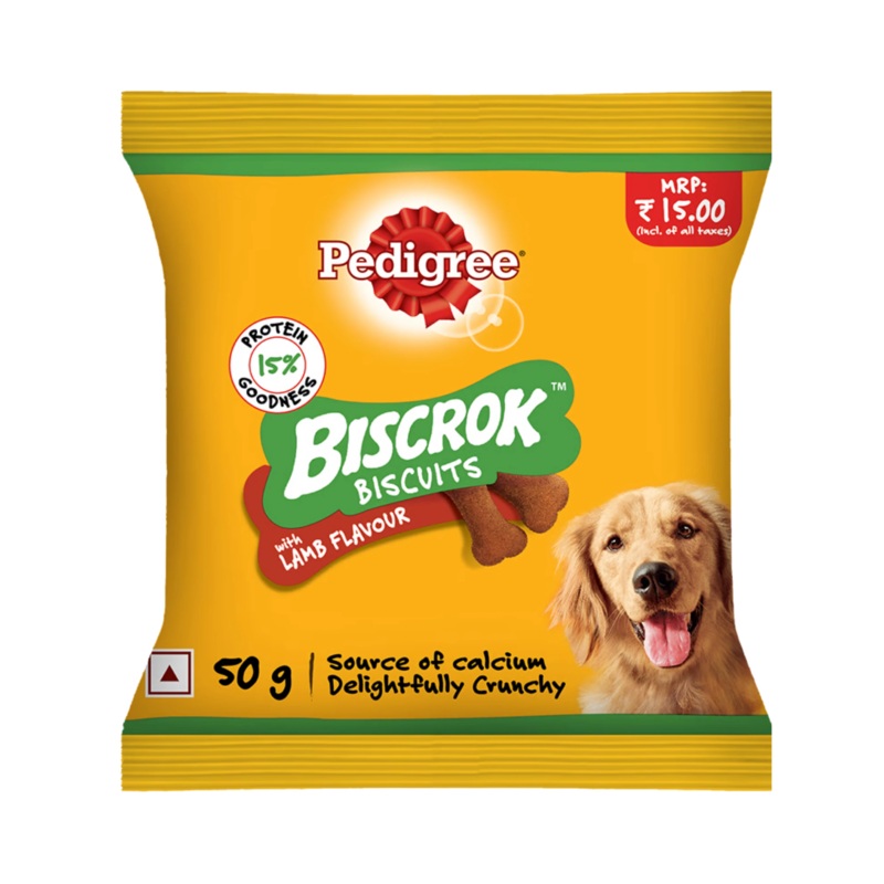 PEDIGREE BISCROK LAMB BISCUIT (S)