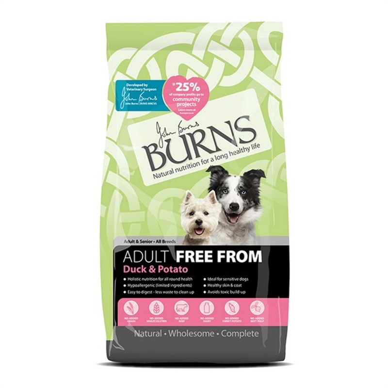 Burns Free From Adult Duck & Potato (Buckwheat) 2kg