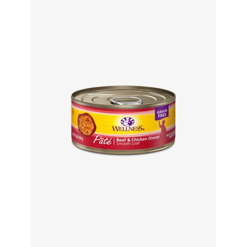 Wellness Complete Health Pate Beef & Chicken Wet Cat Food [Weight : 5.5 oz]