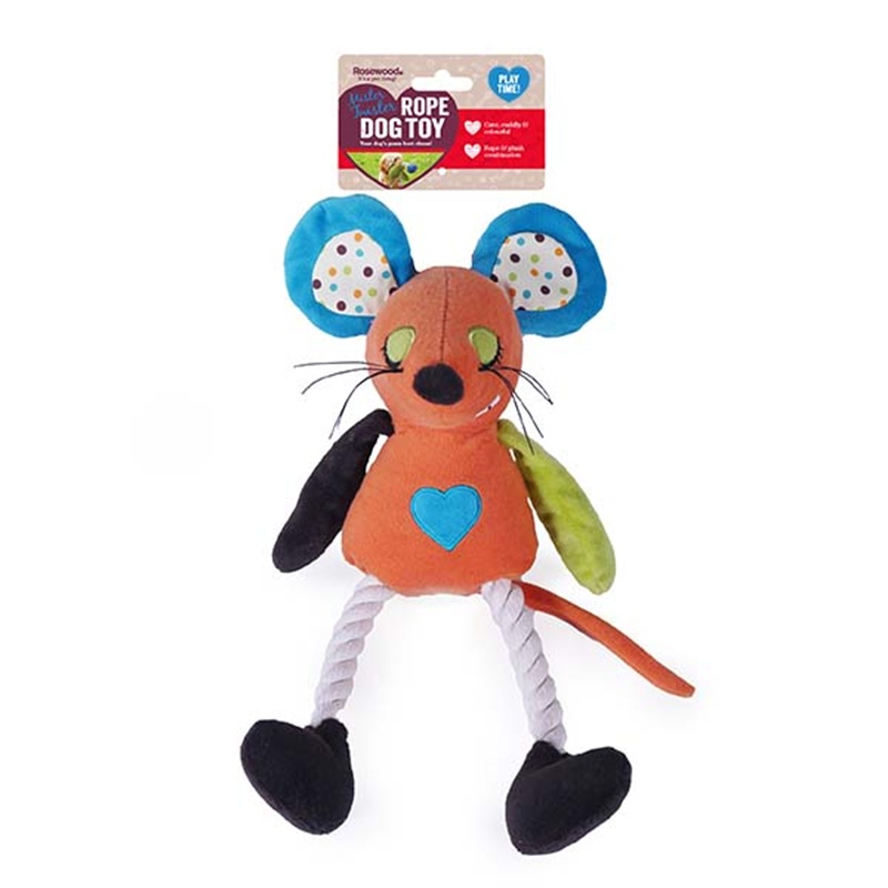 Rosewood Mister Twister Millie Mouse Dog Toy