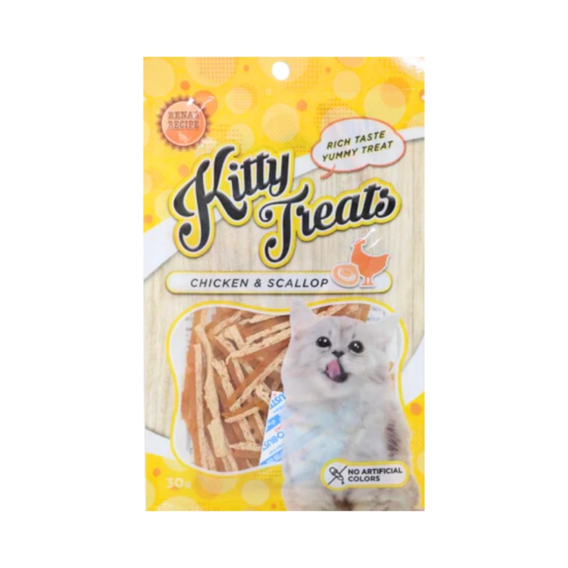 KITTY TREATS CHICKEN  WITH SCALLOP FLAVOUR
