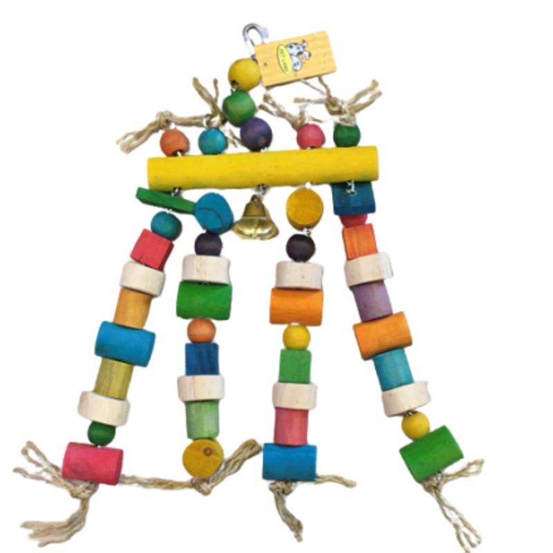 LARGE BIRD WOODEN TOY HANGER|55x20x4cm