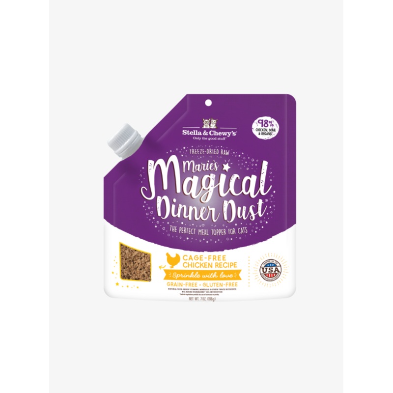 Stella & Chewys Maries Magical Dust Meal Topper/Mixer  Cage Free Chicken Recipe 7oz
