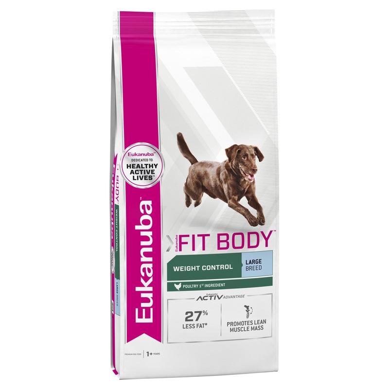 Eukanuba Dog Fit Body Adult Large Breed Dry Food 14kg