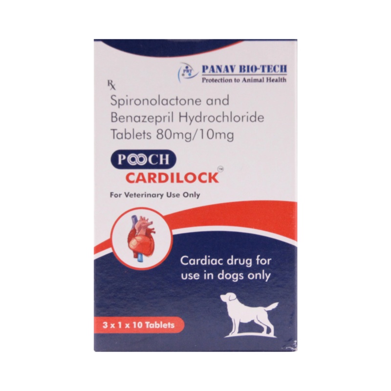 POOCH CARDILOCK TABLET 80MG/10MG