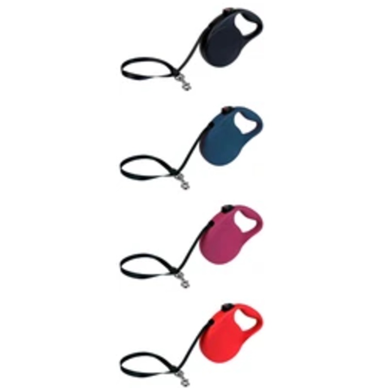 KONG TRAIL RETRACTABLE LEASH|SMALL|MEDIUM|LARGE|BLACK|RED|FUSCHIA|BLUE