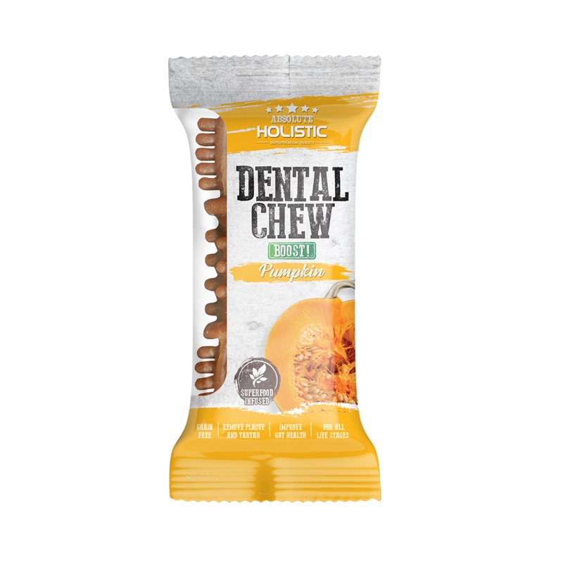 Absolute Holistic Dog Boost Dental Chew Pumpkin 25g (4)