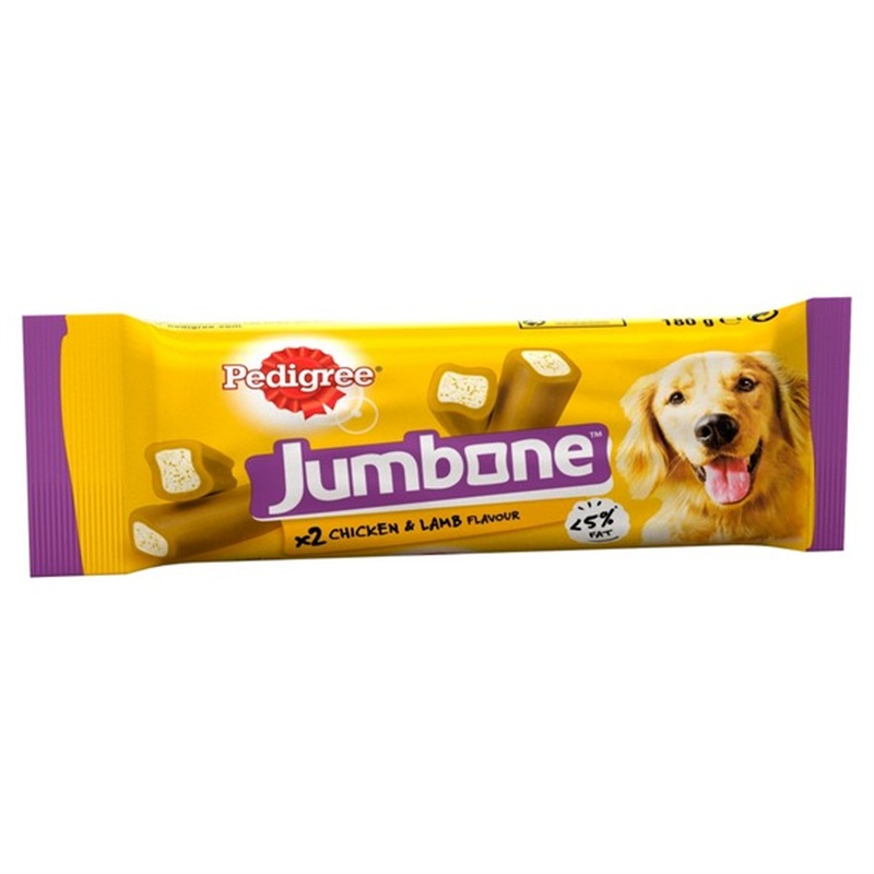 PEDIGREE Jumbone Medium Dog Treats with Chicken & Lamb 2 Chews