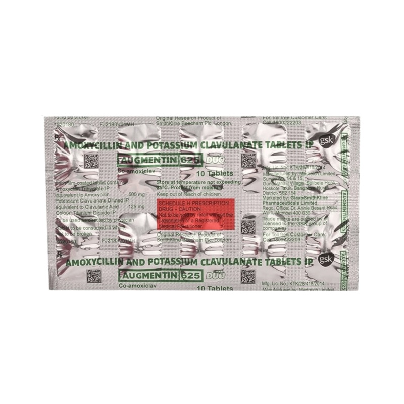 AUGMENTIN 625 DUO TABLET