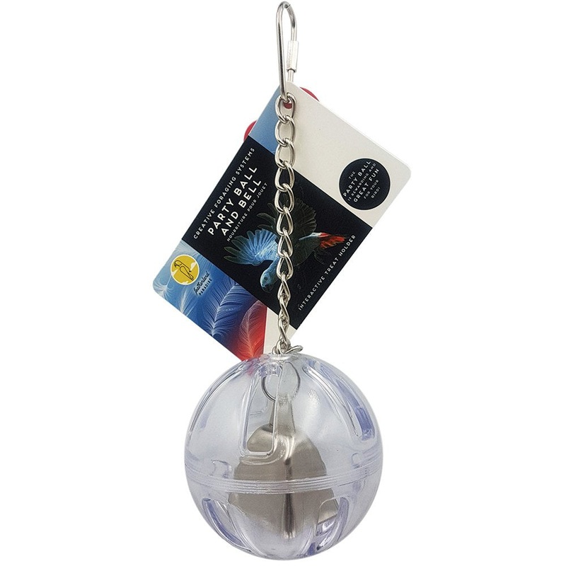 Foraging Ball with Chain & Bell