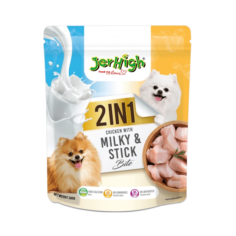 JERHIGH MILKY & STICK 2IN1 TREAT