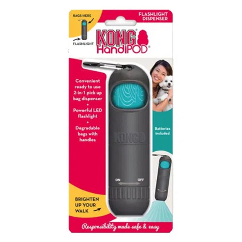 KONG Handipod Regular Pick Up Bag and Flashlight ^._.^