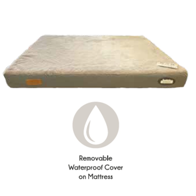 Oxford Orthopet Mattress Slate Grey 118x70x10cm