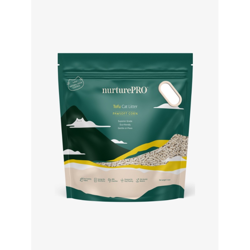 Nurture PRO Pawsoft Tofu Cat Litter 7L (Corn)