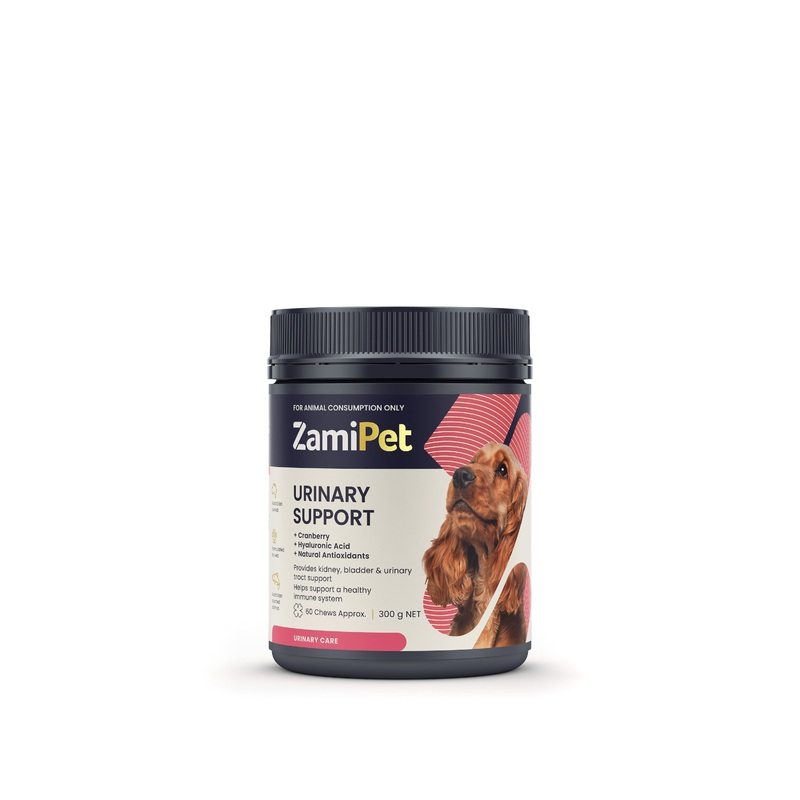 ZamiPet Urinary Support Chews for Dogs 300g 60 Pack ^._.^