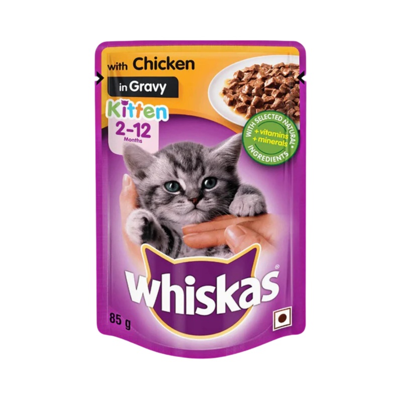 WHISKAS KITTEN CHIC JELLY FOOD