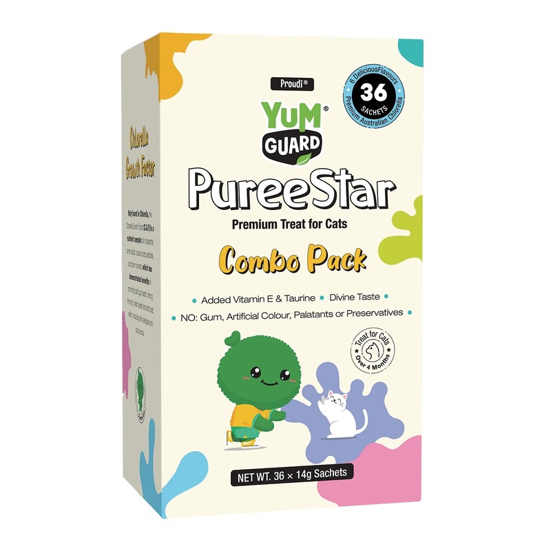 Yumguard Puree Star – All Flavours – Combo Pack 14g x 36
