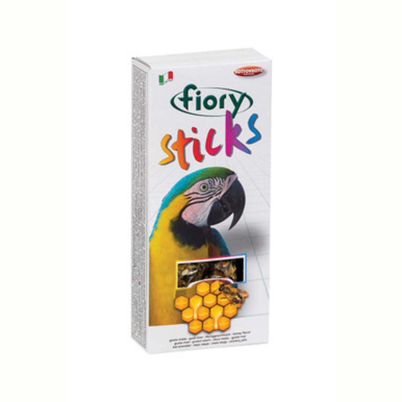 Fiory Pack of 2 Parrot Treat Sticks – Honey Flavour