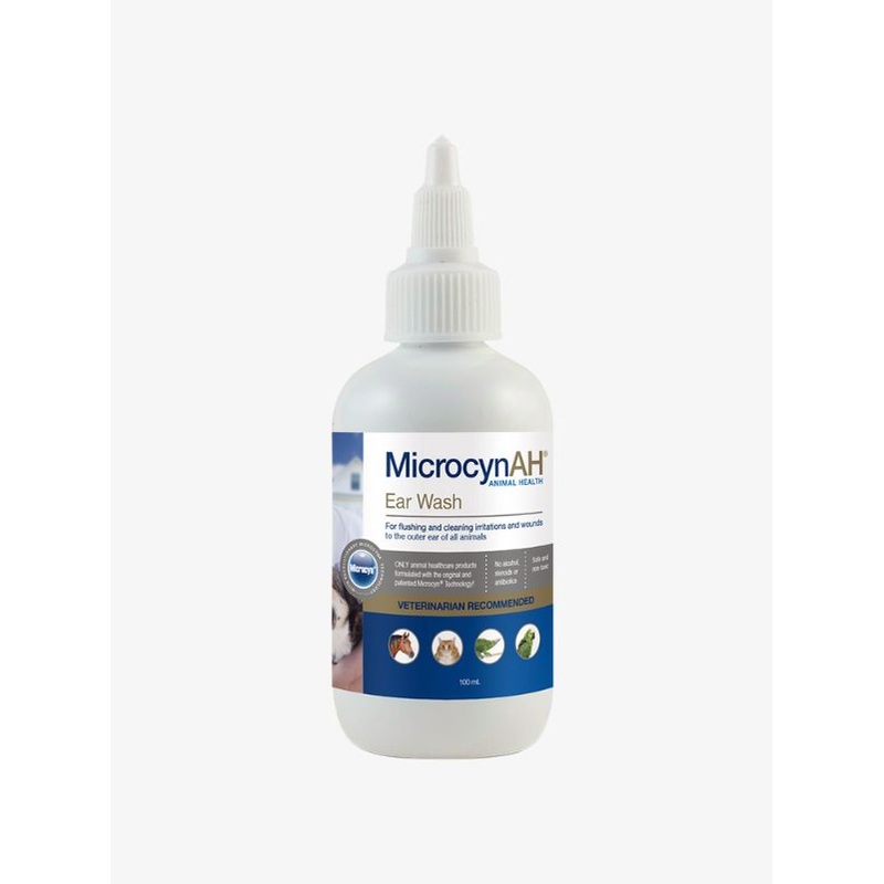 MicrocynAH Ear Rinse For Dogs & Cats 100ml