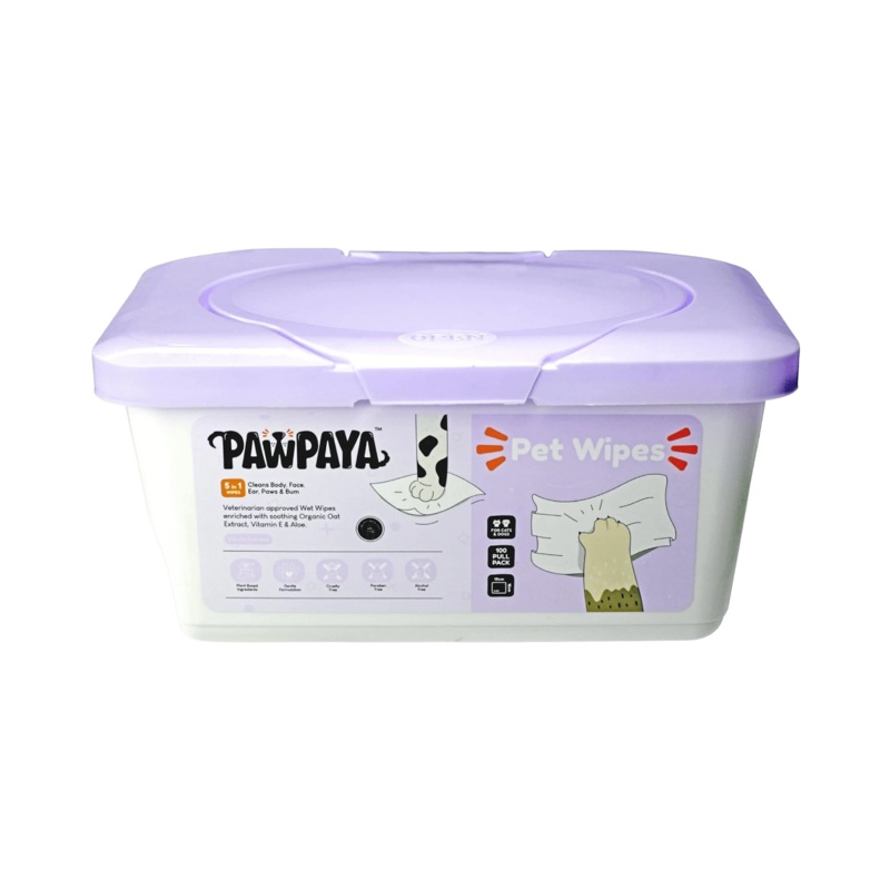 PAWPAYA PET WIPES 19 X 16 CM