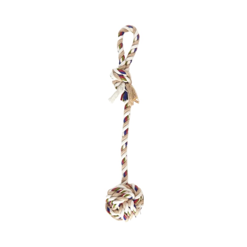 FOFOS FLOSSY ROPE TOY WITH BALL