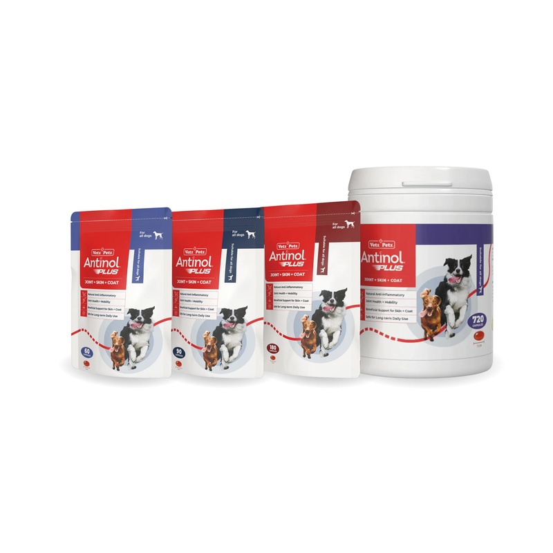 Antinol Plus for Dogs|60 Tablets|90 Tablets|180 Tablets|720 Tablets
