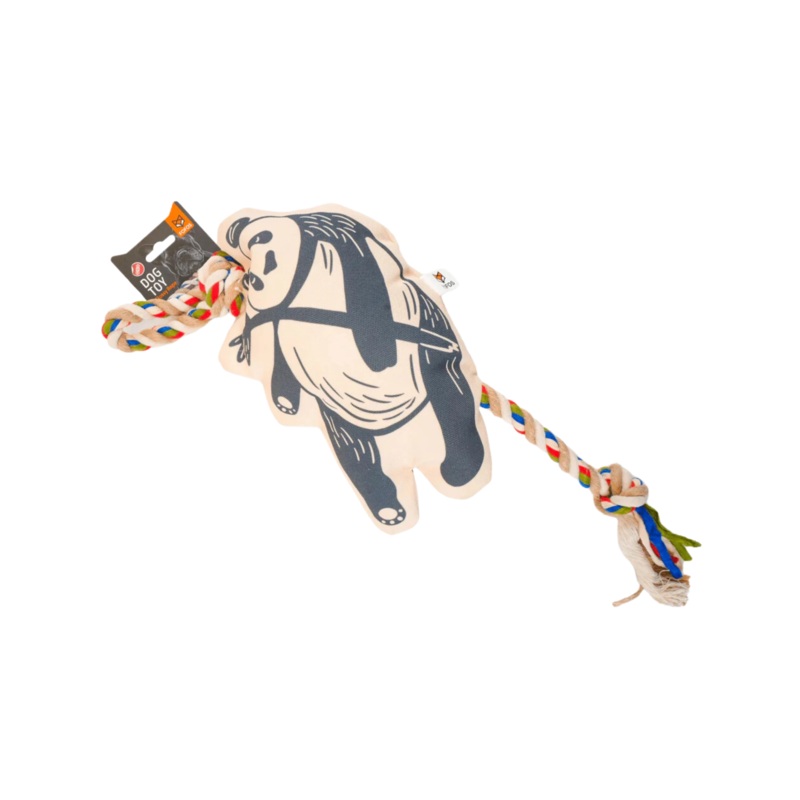 FOFOS FLOSSY ROPE TOY WITH PANDA