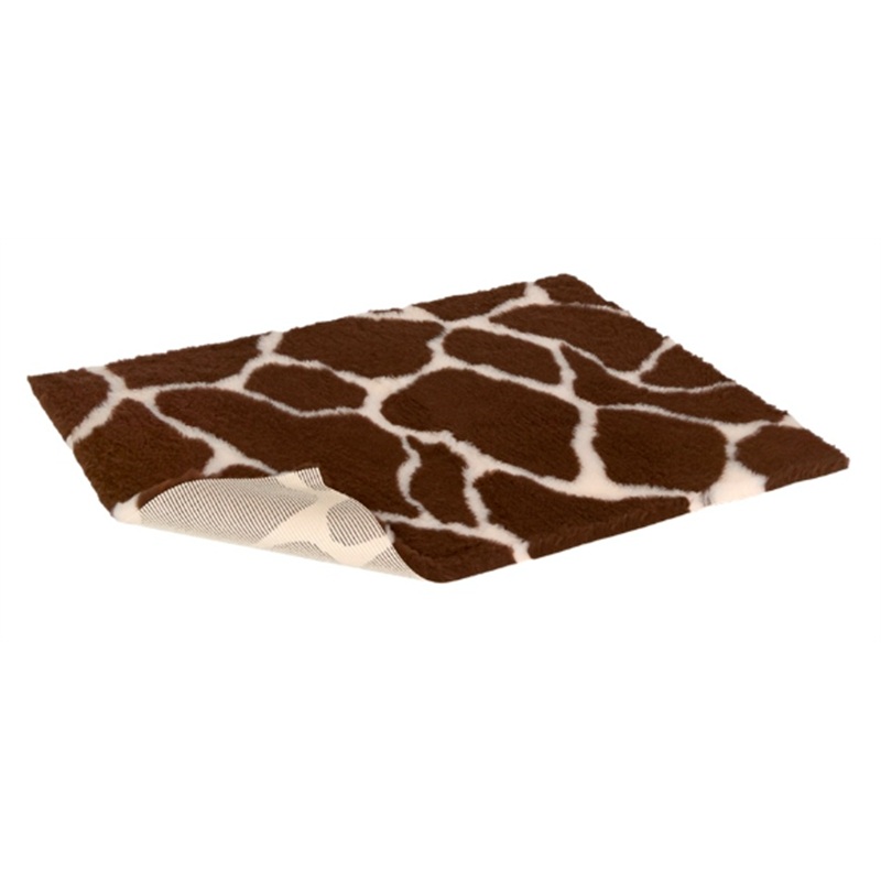 Vet Bed Non Slip Giraffe Brown Per Foot
