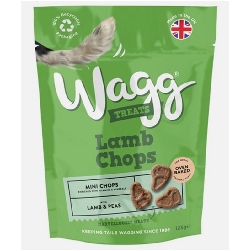 Wagg Lamb Chop Treats 125g