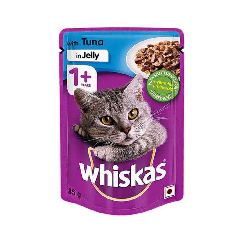 WHISKAS ADULT TUNA JELLY FOOD
