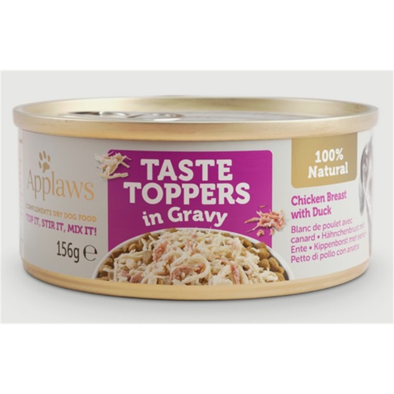 Applaws Dog Toppers Chicken Duck In Gravy 156