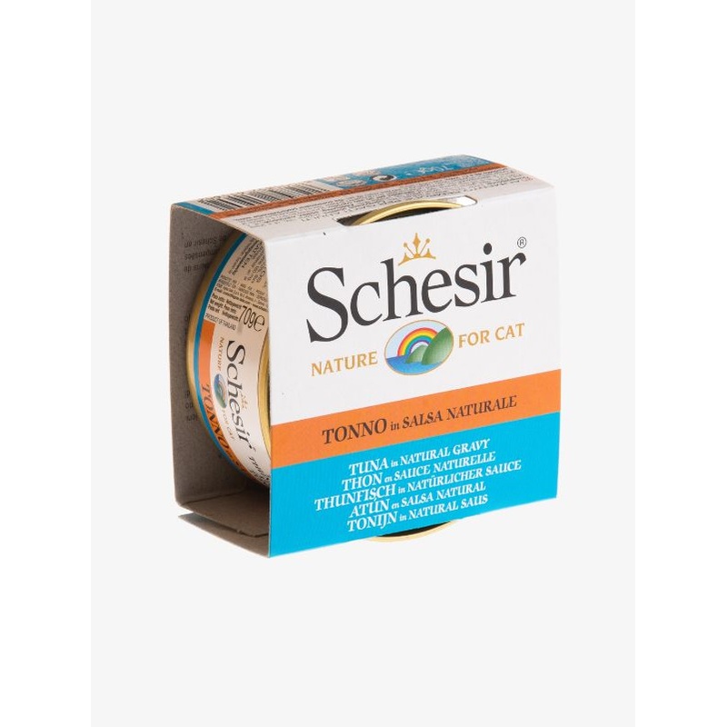 Schesir Tuna in Natural Gravy Canned Cat Food 70g