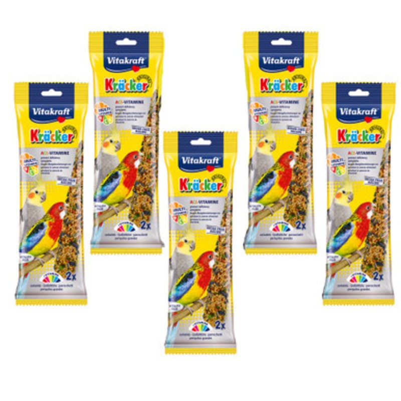 Vitakraft Cockatiel Treat Stick Multi-Vitamin Case of 5