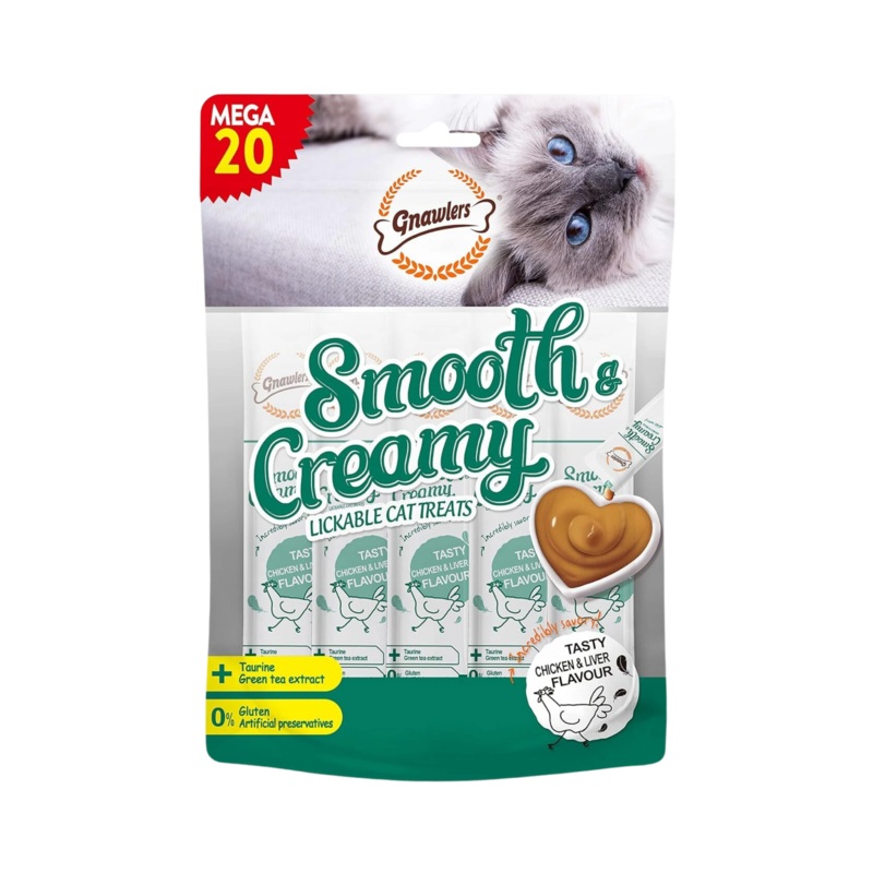 GNAWLERS CREAMY TREAT CHIC & LIV (L)