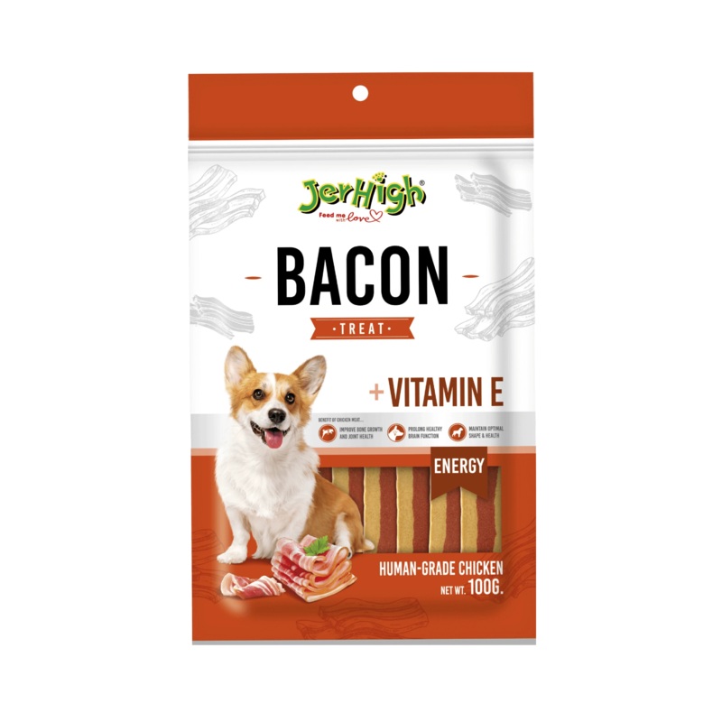JERHIGH BACON DOG TREAT (L)