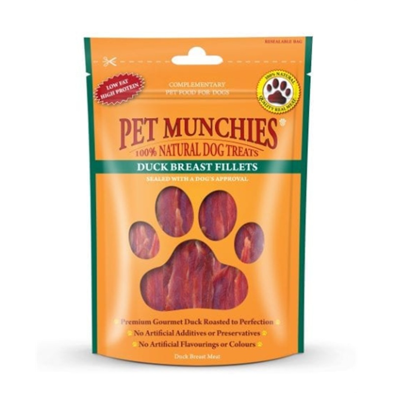 Pet Munchies Duck Breast Fillet 80g