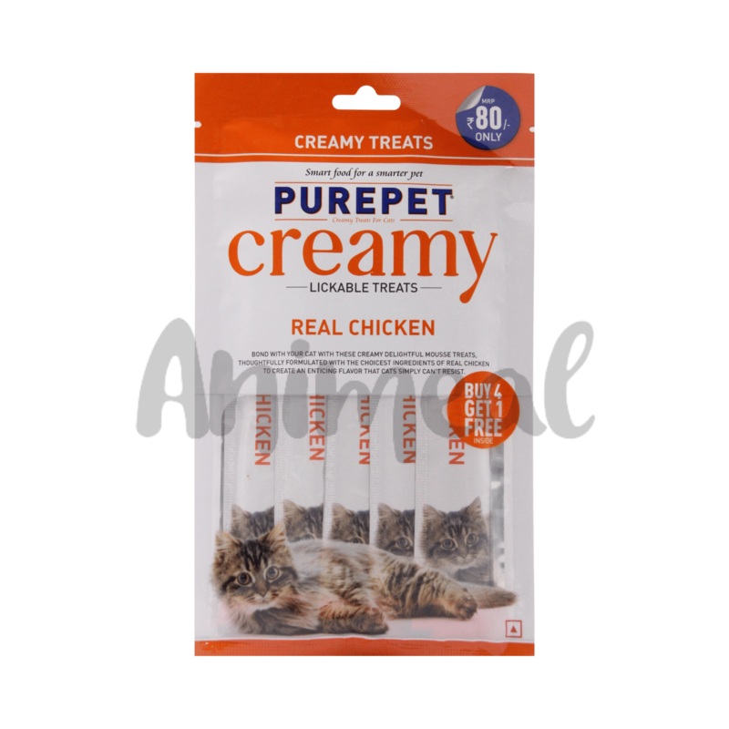 PUREPET CREAMY TERAT REAL CHICKEN