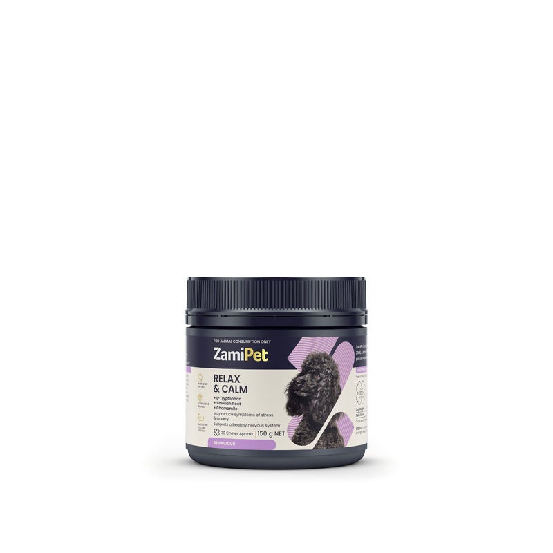 ZamiPet Relax and Calm Chews for Dogs 150g 30 Pack ^._.^